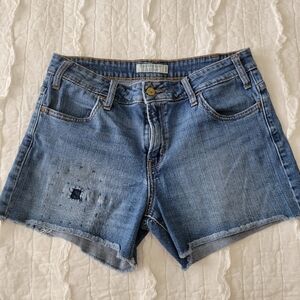 Levi's Sunset Vintage Women's Denim Shorts 8 Blue Stretch EUC